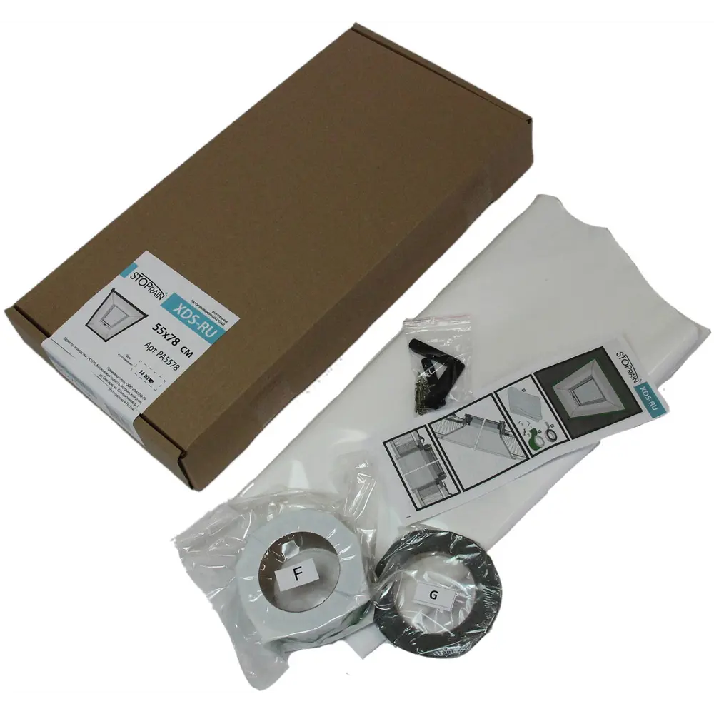 87506752 Оклад для окна пароизоляционный XDS-RU 66x118 см внутренний белый STLM-0898801 Fakro 