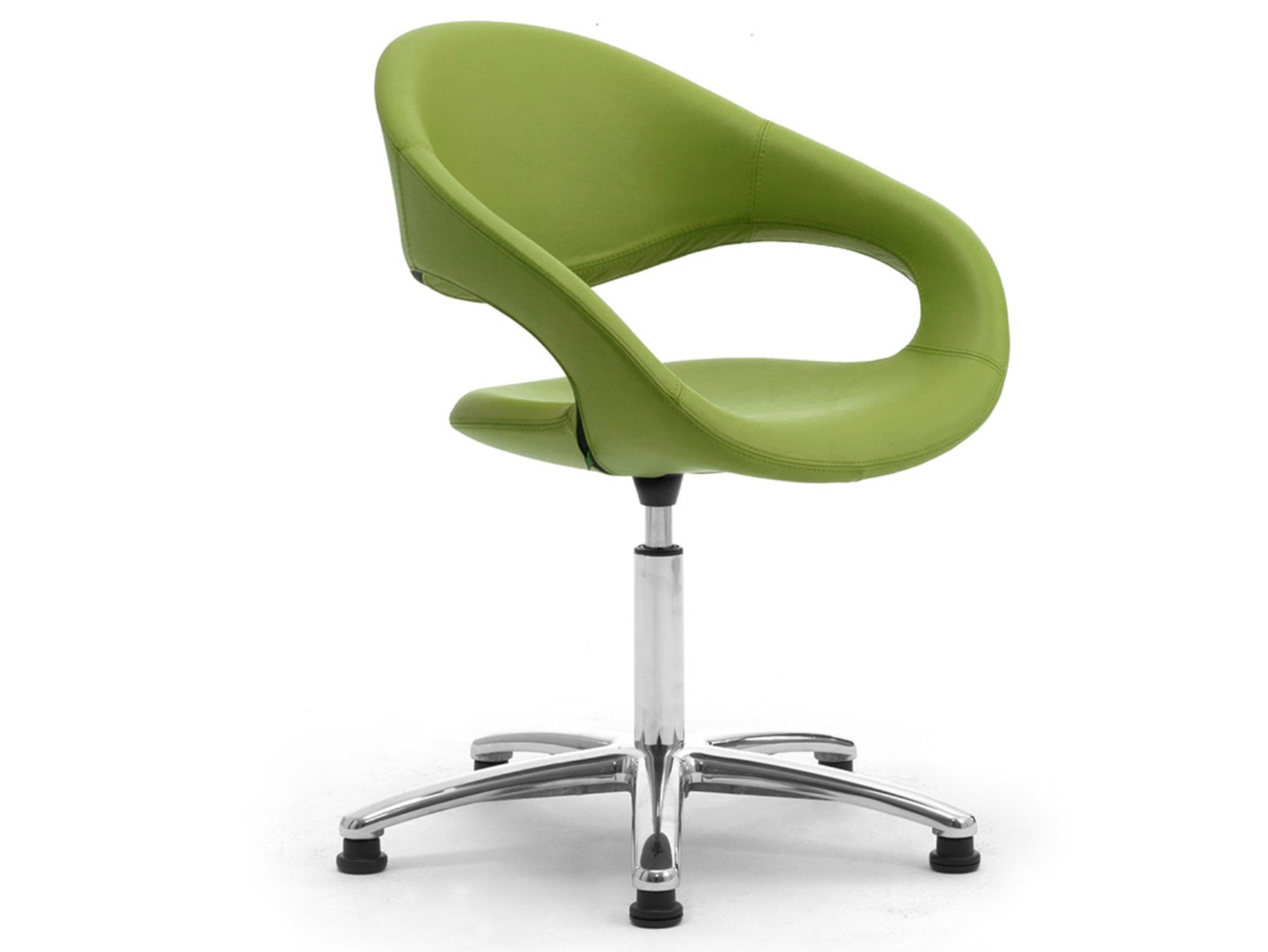 5-спицевое кожаное вращающееся офисное кресло Leyform Samba ARCH-00009822 - Вид №1