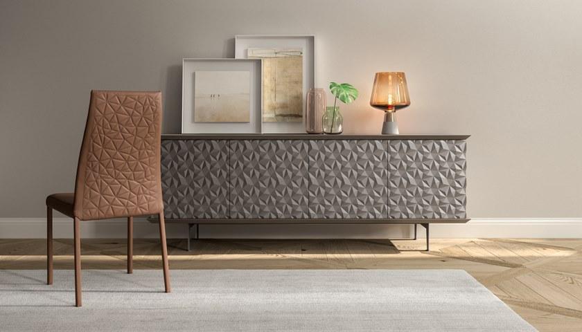 Ozzio Italia Буфет лакированный с распашными дверцами  X305  - Вид №10