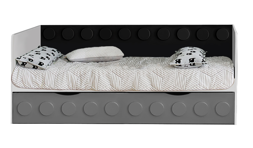 Подростковый диван-кровать с дополнительным спальным местом "Бэтмен" МАНДАРИН ЛЕГОЛЕНД 178724 Серый Santreyd  - Вид №3