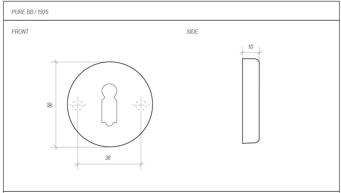 Dauby Круглая насадка Pure® 9641 - Вид №2