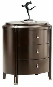 SELVA Прикроватная тумбочка из дерева овальной формы  5058