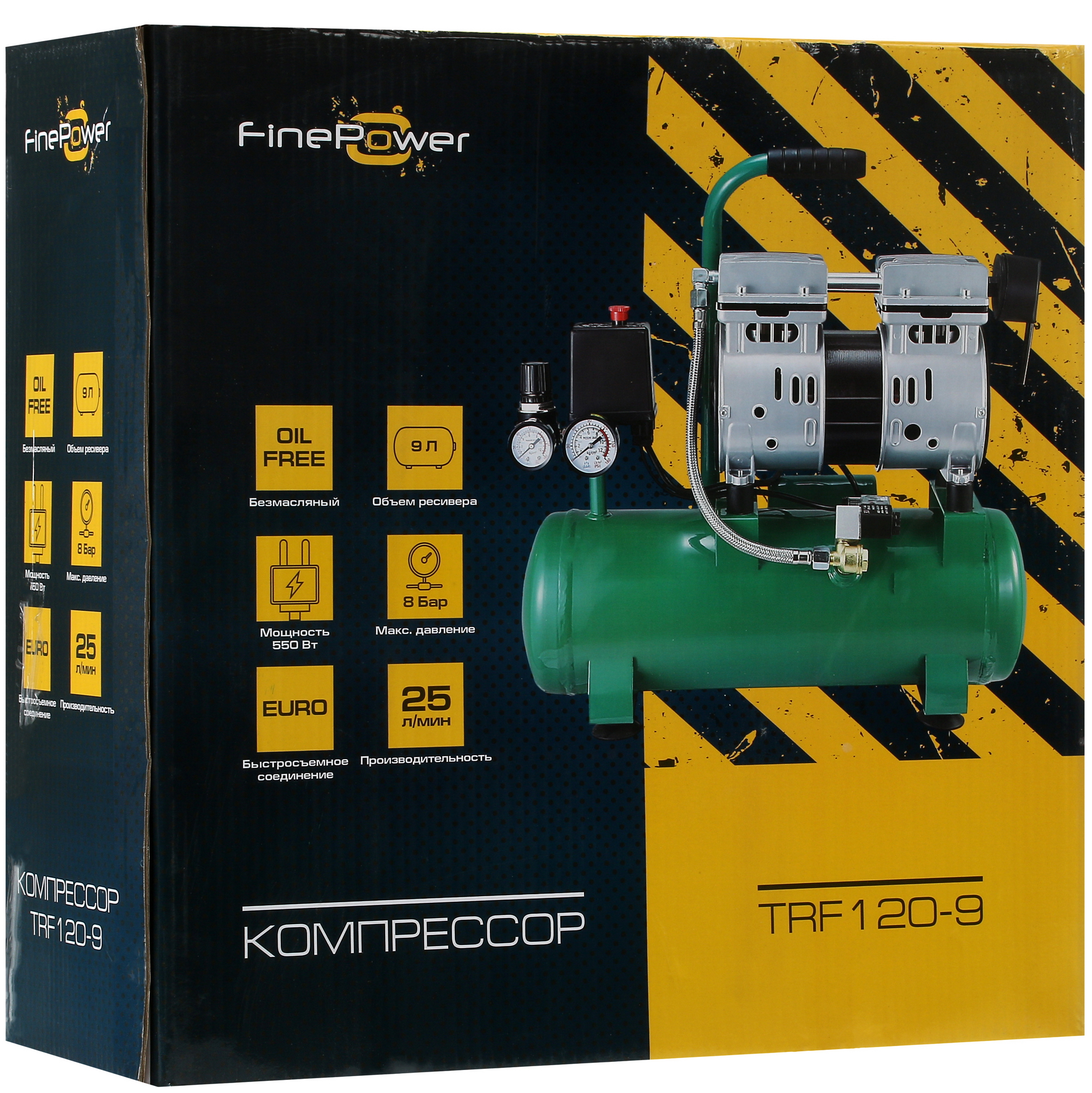 Компрессор поршневой безмасляный FinePower TRF120-9 4853011 STDN-0111335 - Вид №10