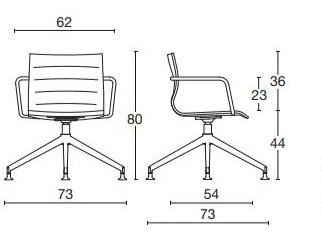 Diemme Кресло на козелке тканевое для залов ожидания Miss sun-id-1427512 - Вид №4