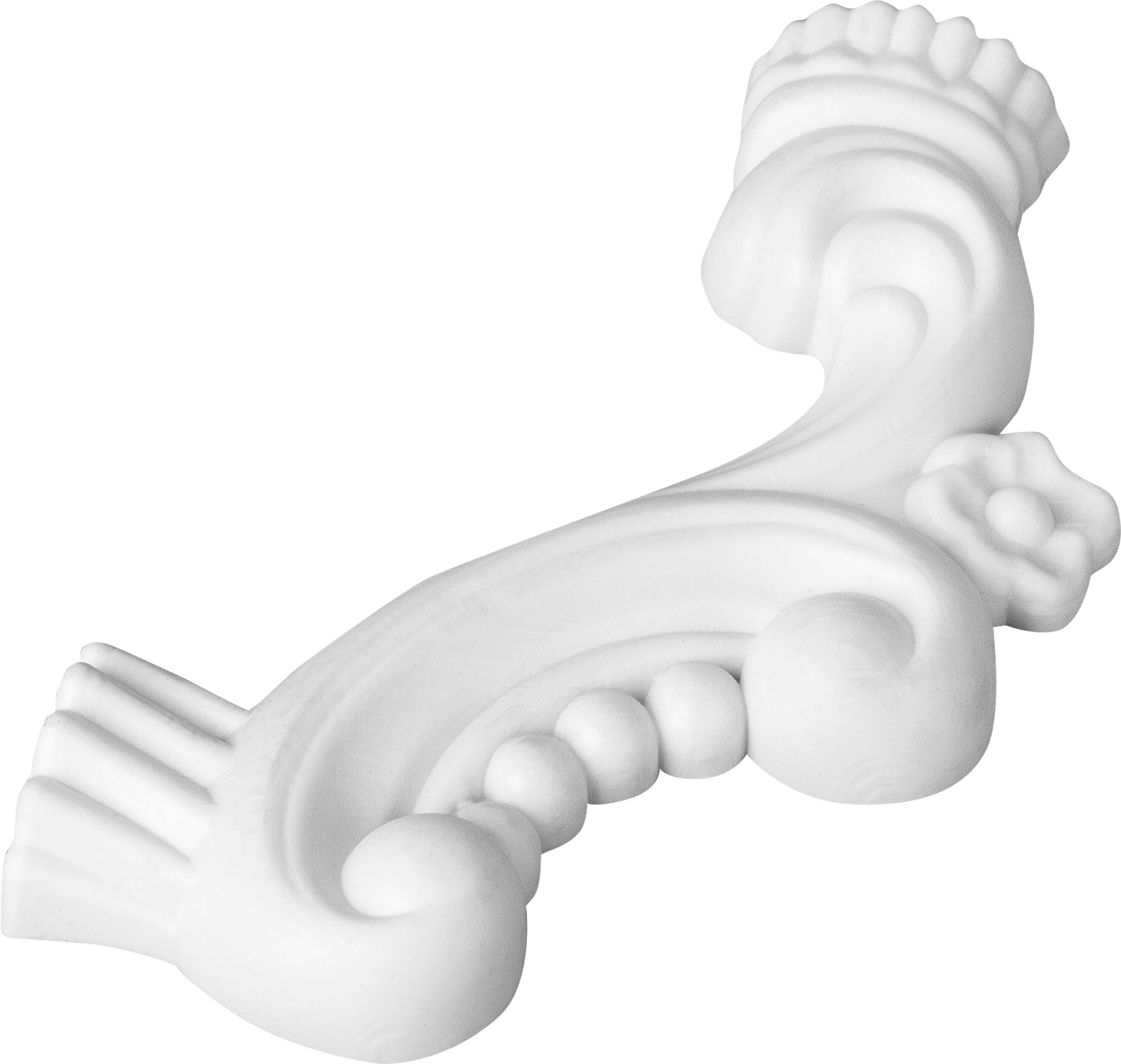 82127919 Уголок мебельный 405 80х54х10 мм, левый/правый, ПВХ STLM-0019969 Santreyd