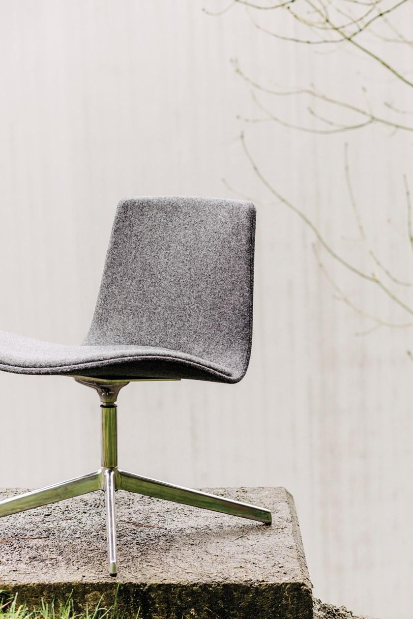 ENEA Кресло с обивкой из ткани с 4 спицами Lottus lounge sun-id-1429077 - Вид №4