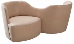 Casamilano Кресло из ткани с подлокотниками