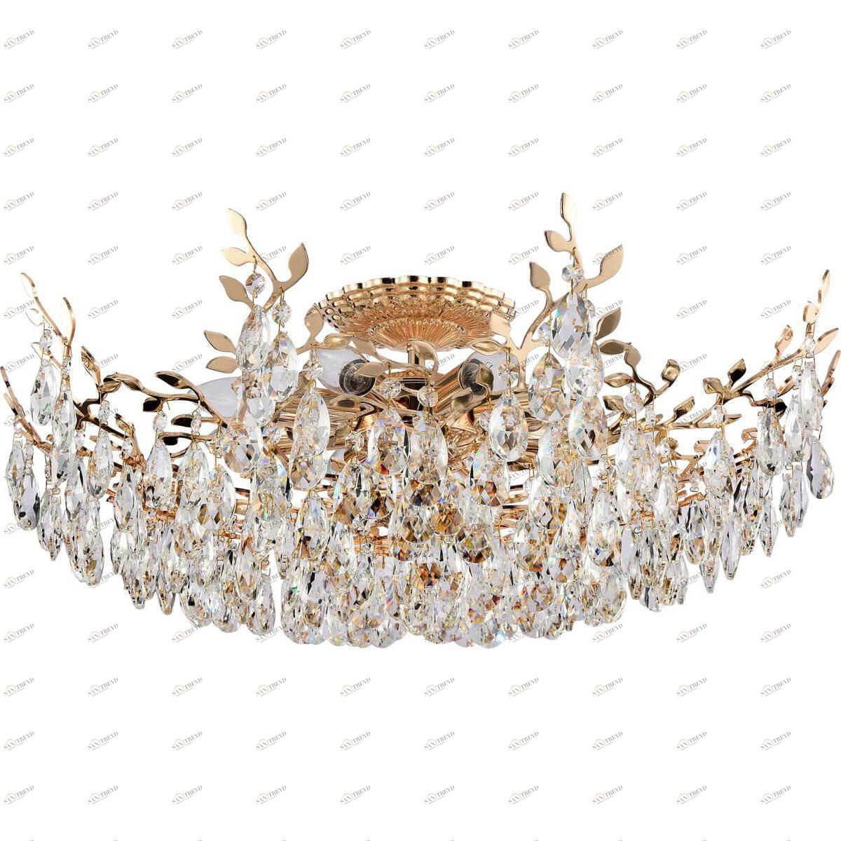 Потолочная люстра Stilfort Sofia 1031/03/08C STILFORT ДИЗАЙНЕРСКИЕ, SOFIA 00-3888522 Золото;прозрачный 