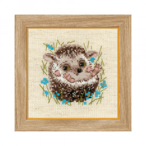 1753 Набор для вышивания Маленький ежик 13 х 13 см RIOLIS Сотвори Сама