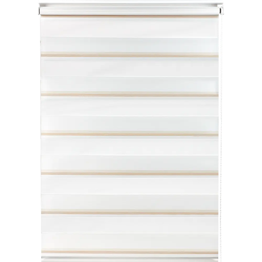 Штора рулонная день-ночь Лечче 55x160 см бежево-молочная MIAMOZA STLM-2113769