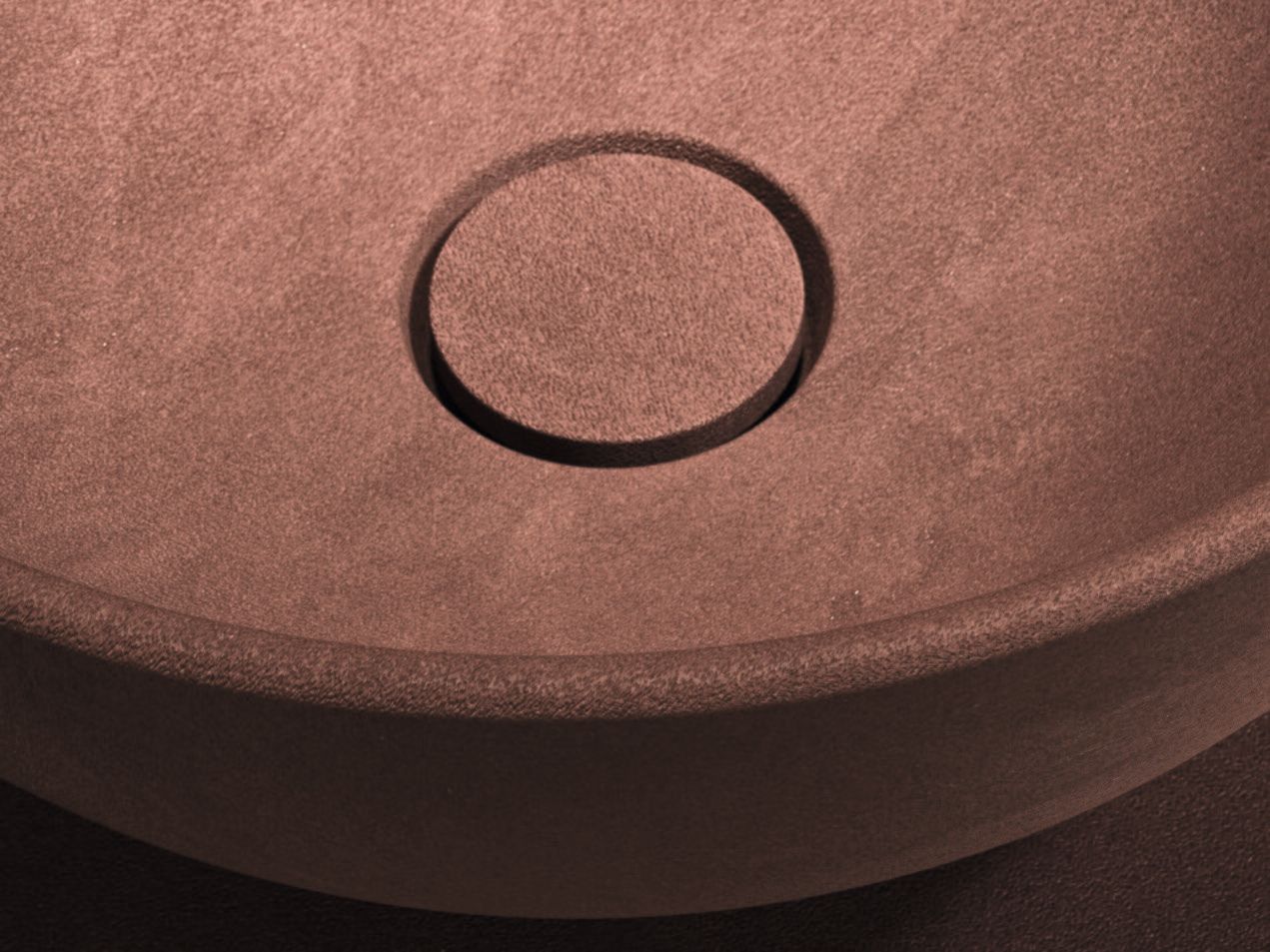 Бетонная отдельно стоящая круглая раковина Noorth Saba ARCH-00054515 - Вид №2