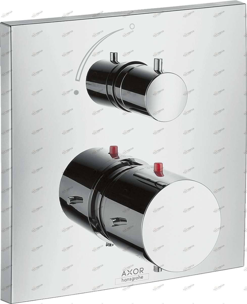 10706000 Термостатический смеситель настенный скрытого монтажа  с запорным клапаном AXOR Starck X