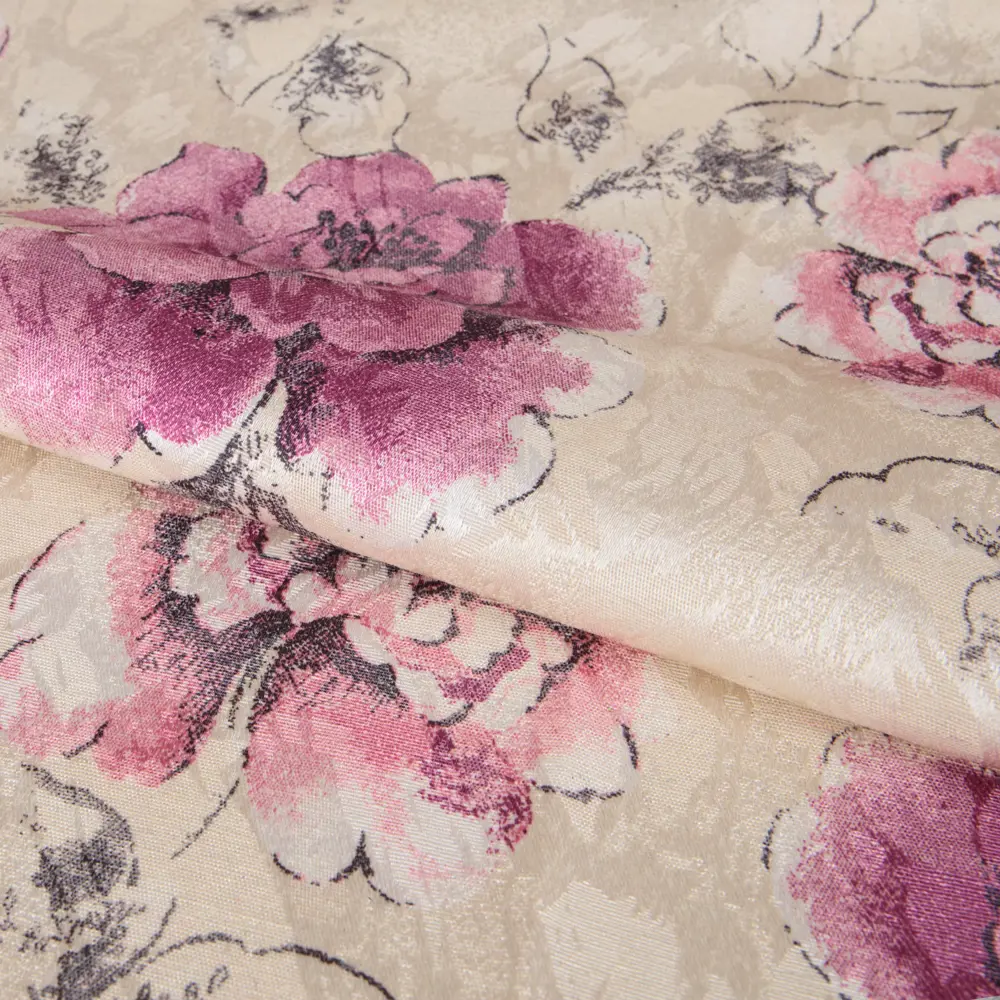 Ткань «Печать», 150 см, цветы, цвет розовый ТОРГОВЫЙ ДОМ ТЕКСТИЛЬ STLM-2007956
