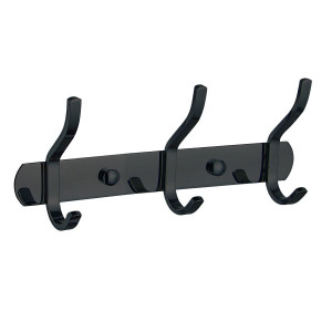 91250040 Крючок для полотенец Lux Black 3 крючка черный P143-3G STLM-0521267 POTATO