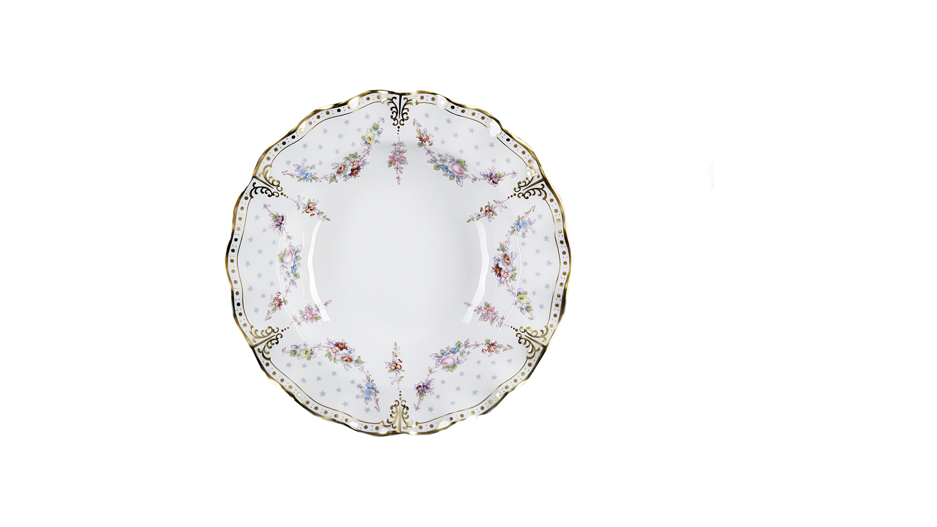 10676170 Royal Crown Derby Сервиз столовый Royal Crown Derby Роял Антуанетта на 6 персон 21 предмет, фарфор Фарфор костяной  - Вид №4