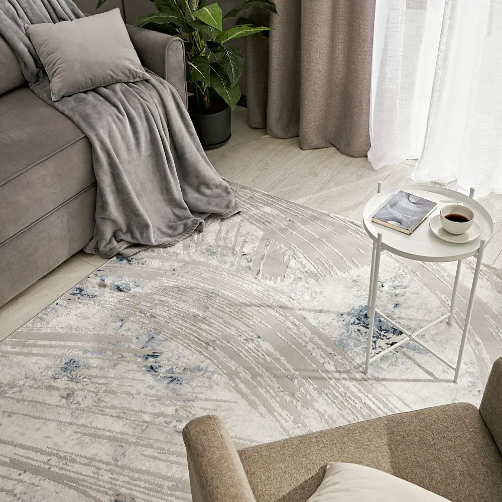 INSPIRE Breeze - элегантный ковер из полиэстера 60×110 см в бежевых тонах 84860679