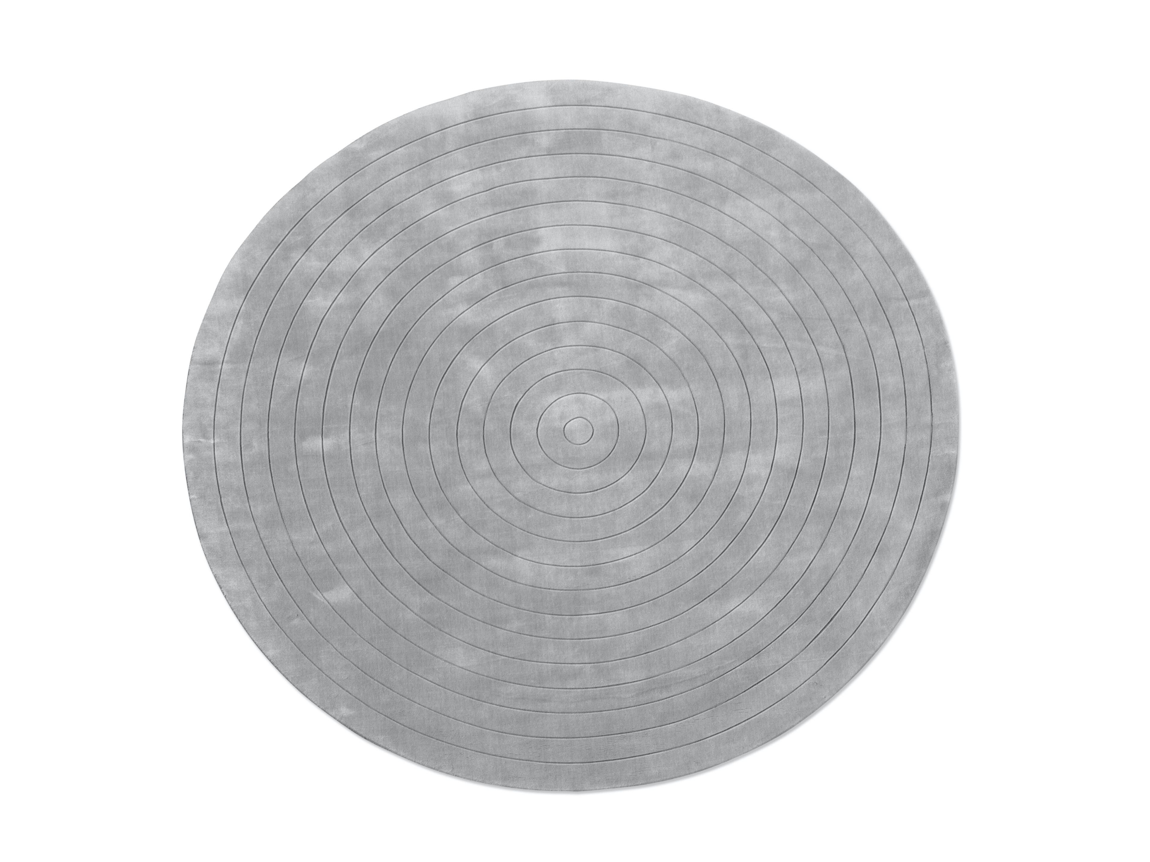 Сплошной цвет круглый шерстяной ковер GHIDINI1961 DUNE ARCH-00144662