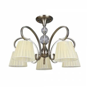 Потолочная люстра Omnilux Laveno OML-56103-05 OMNILUX LAVENO 336882 Бежевый;бронза