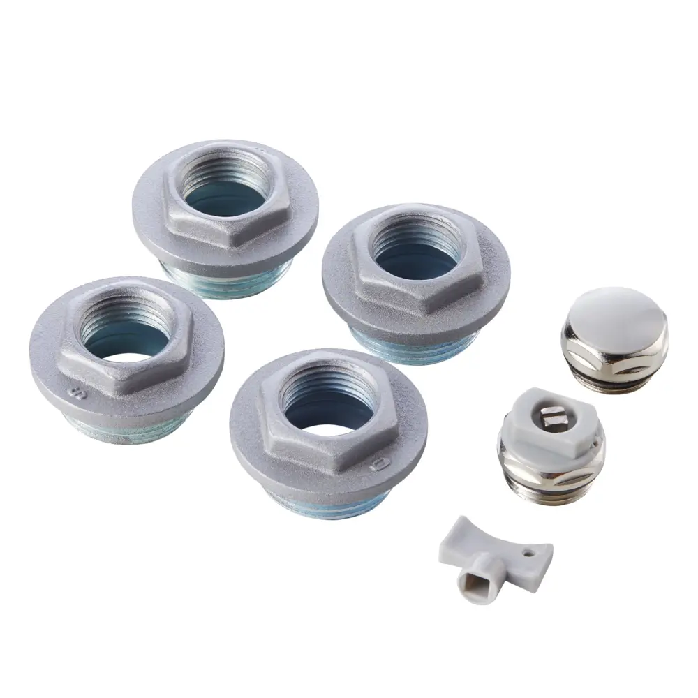 Монтажный комплект для радиатора Royal Thermo 1/2" сталь серый 7 шт STLM-2152358 - Вид №3