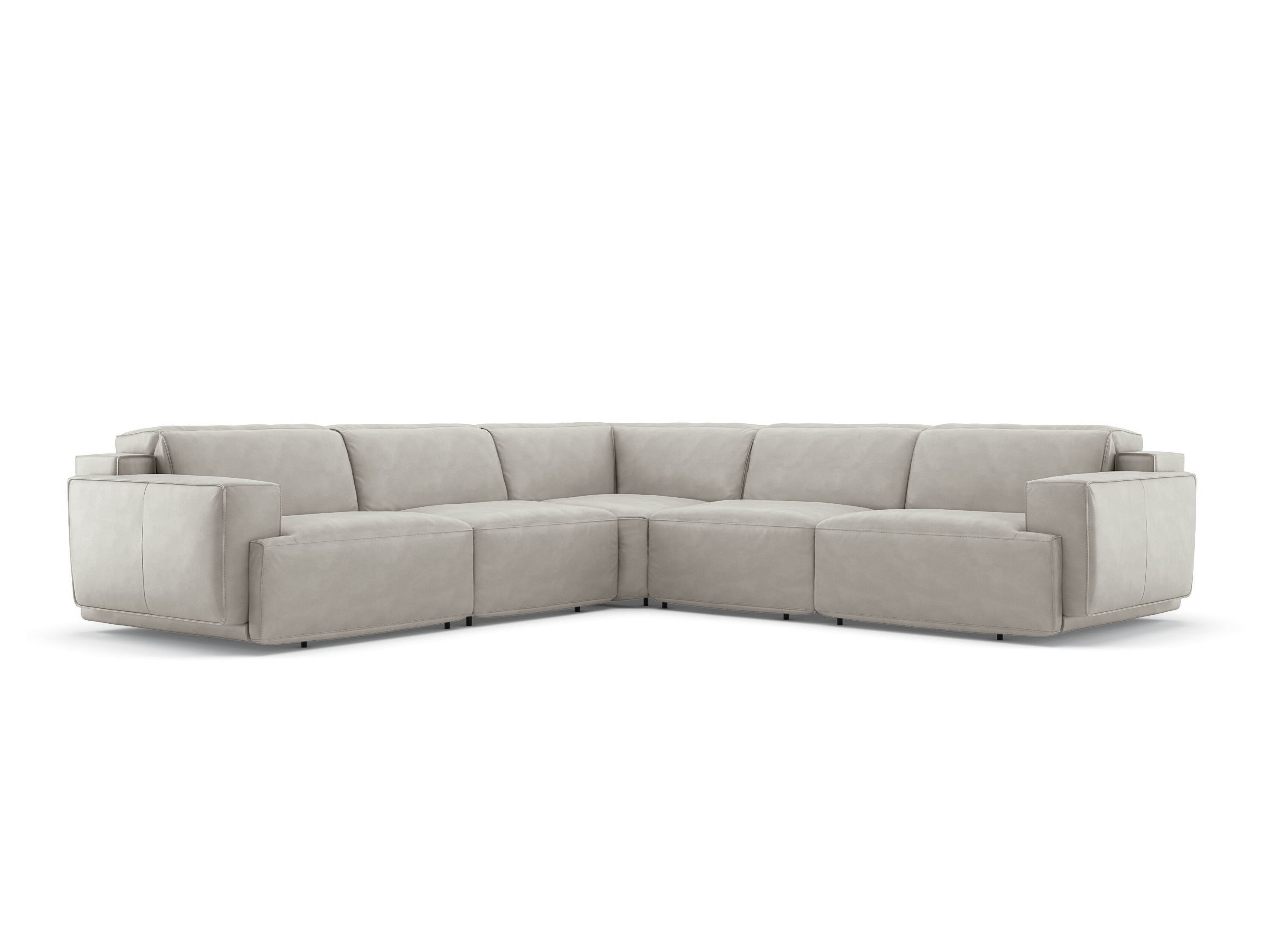 Кожаный угловой диван с откидной спинкой Natuzzi Italia IAGO ARCH-00153082 - Вид №15