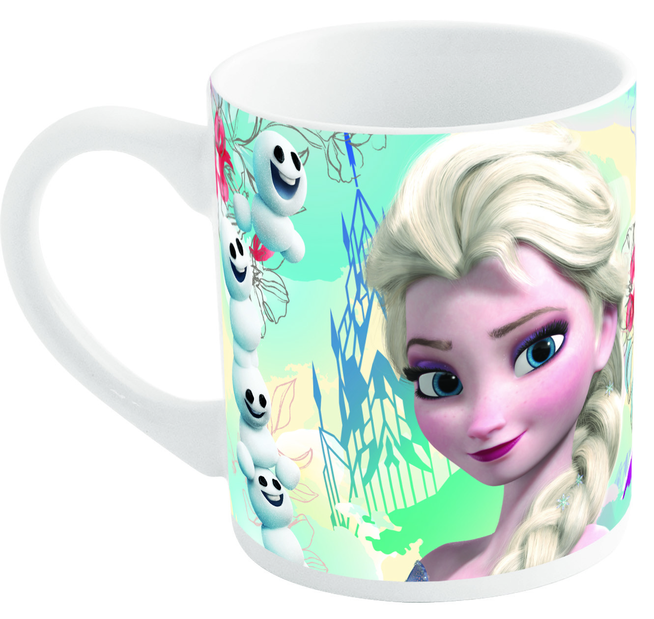 Кружка керамическая "Холодное сердце. Цветы", 220 мл STOR ХОЛОДНОЕ СЕРДЦЕ 335700 Голубой Santreyd  - Вид №1