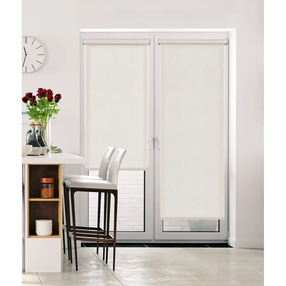 Штора рулонная Inspire Шантунг 80x250 см бежевая 82807398 STLM-2126007 - Вид №5