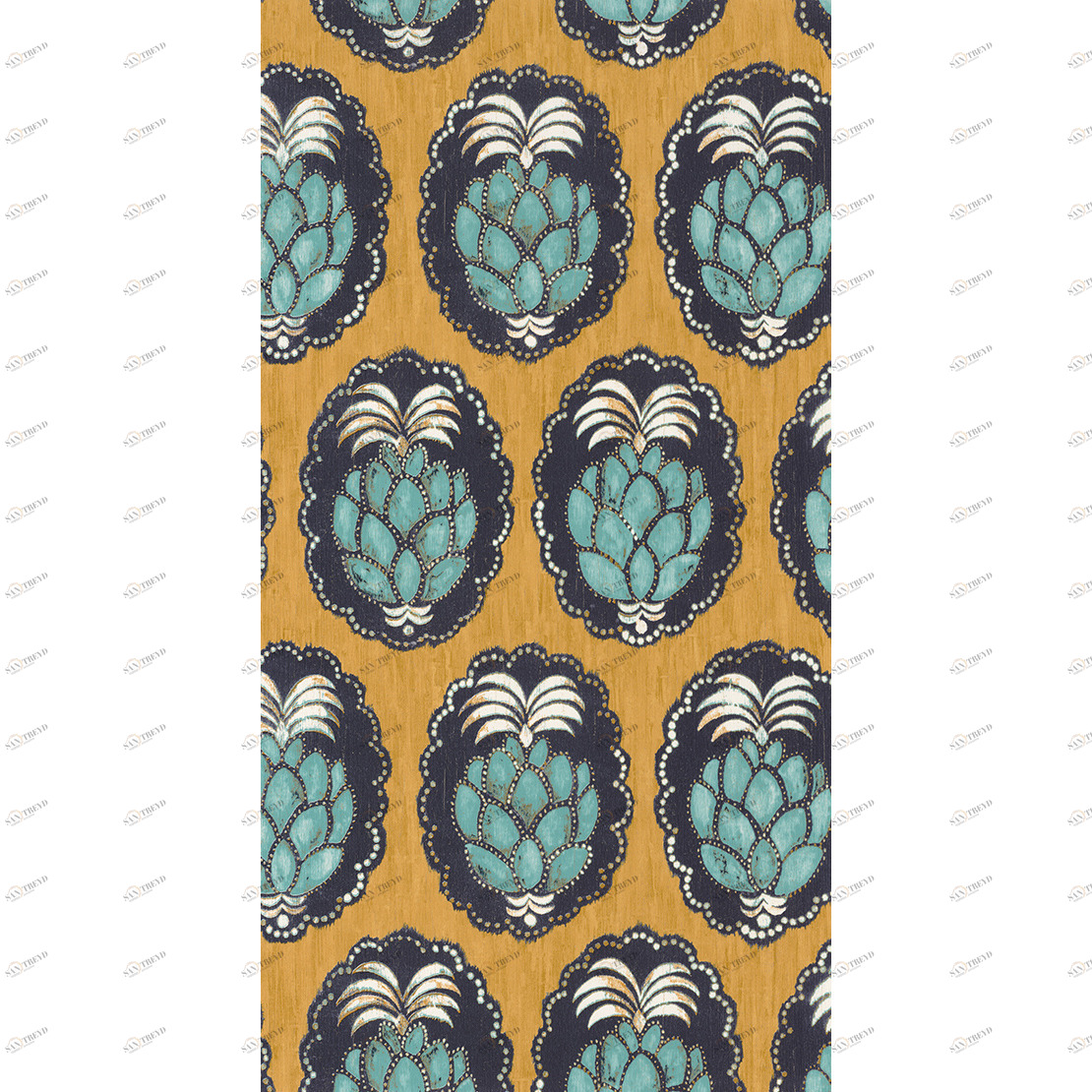 Рулон обоев CUBA CBBA84352323. Основа нетканый винил Casadeco