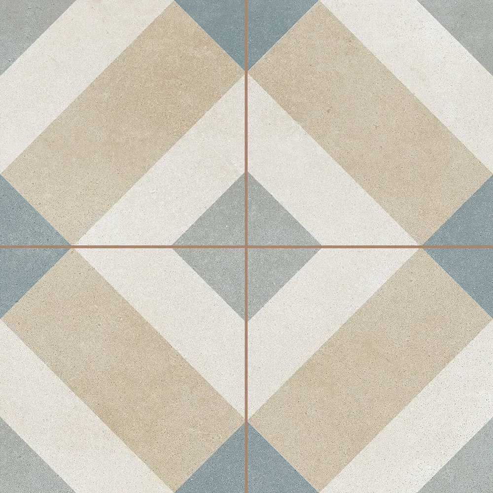 Глазурованный керамогранит Geometric 45x45 см 1 м² матовый цвет бежевый Santreyd Timeless STLM-2104918