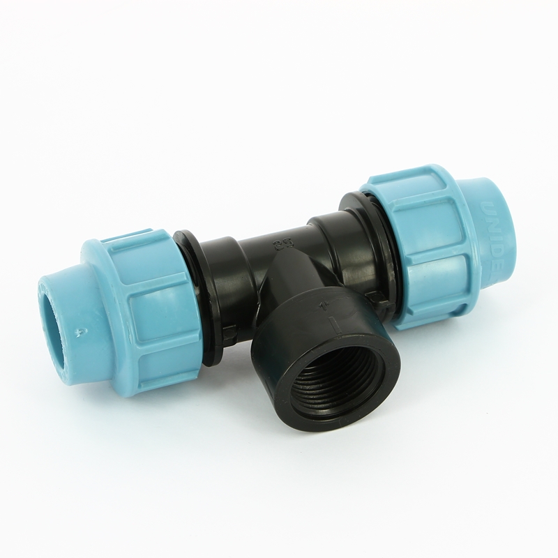 Тройник обжим-В для труб ПНД UNIDELTA 25х1" 1007025004 - Вид №1