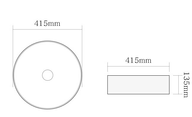 Раковина чаша SL-1054MB SANTILINE  - Вид №1