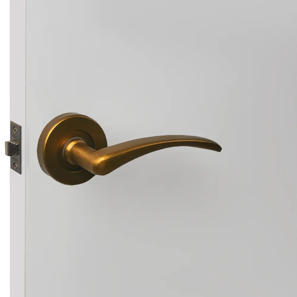 Дверные ручки Punto R.H50.015 без запирания цвет бронза STLM-2094128 - Вид №4