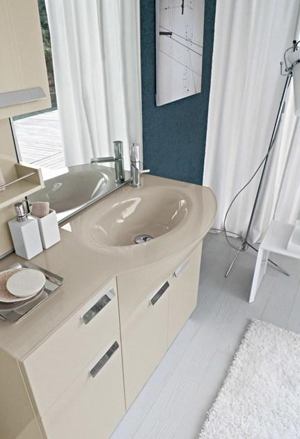 Ideagroup Лаковая тумба под умывальник с дверцами My fly evo sun-id-1349600 - Вид №2