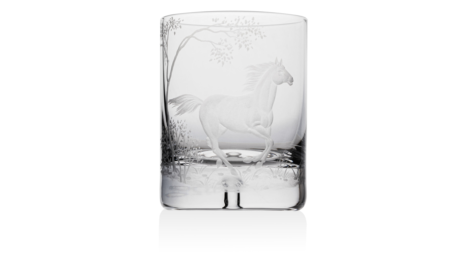 10651164 KROSNO Набор стаканов для виски Krosno "Легенда, Лошади" 250мл, 6 шт Стекло  - Вид №2