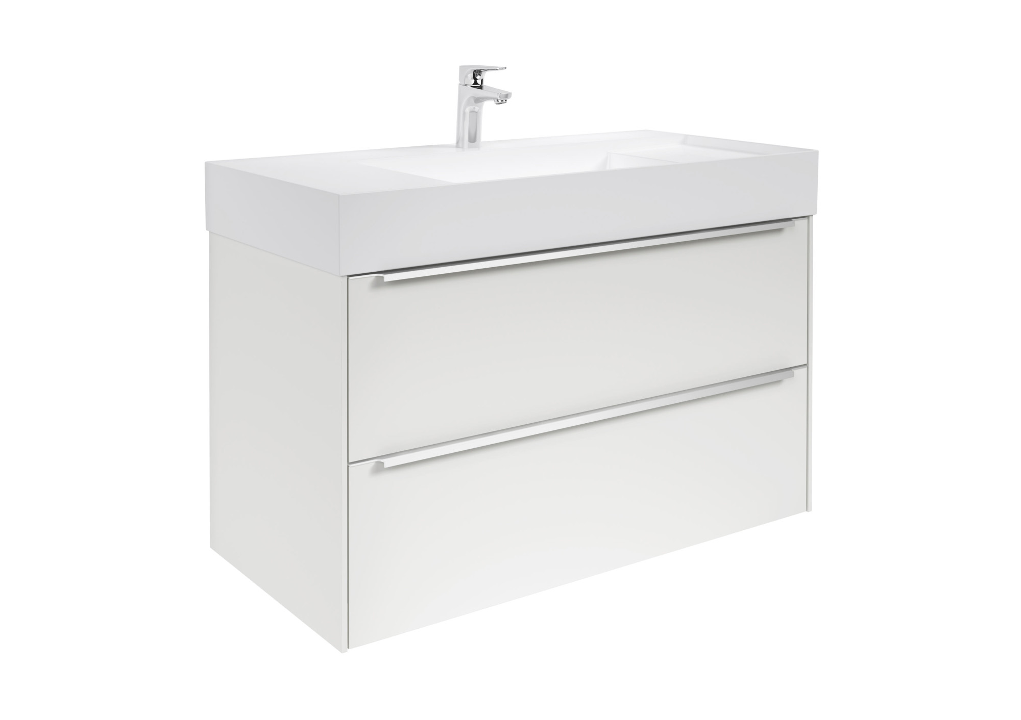 A851077806 Unik (тумба и умывальник из FINECERAMIC®) ROCA Inspira 