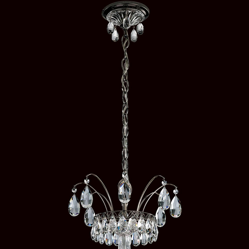 Люстра FL7710-49 H от Schonbek серебряная SCHONBEK ДИЗАЙНЕРСКИЕ 246693 Серебряный  - Вид №2