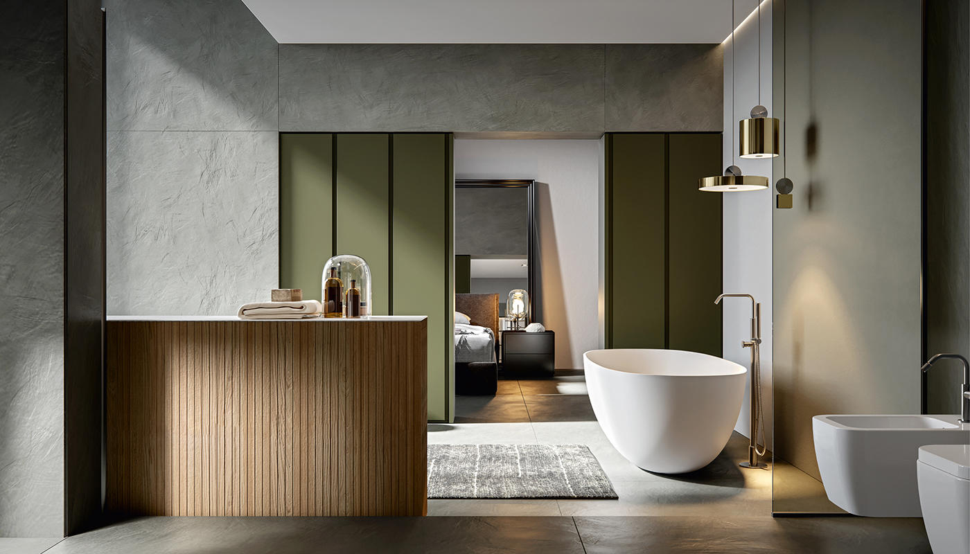 ED-ST19 Edone Ванна Vasca ÛV Размещение в центре комнаты  - Вид №5