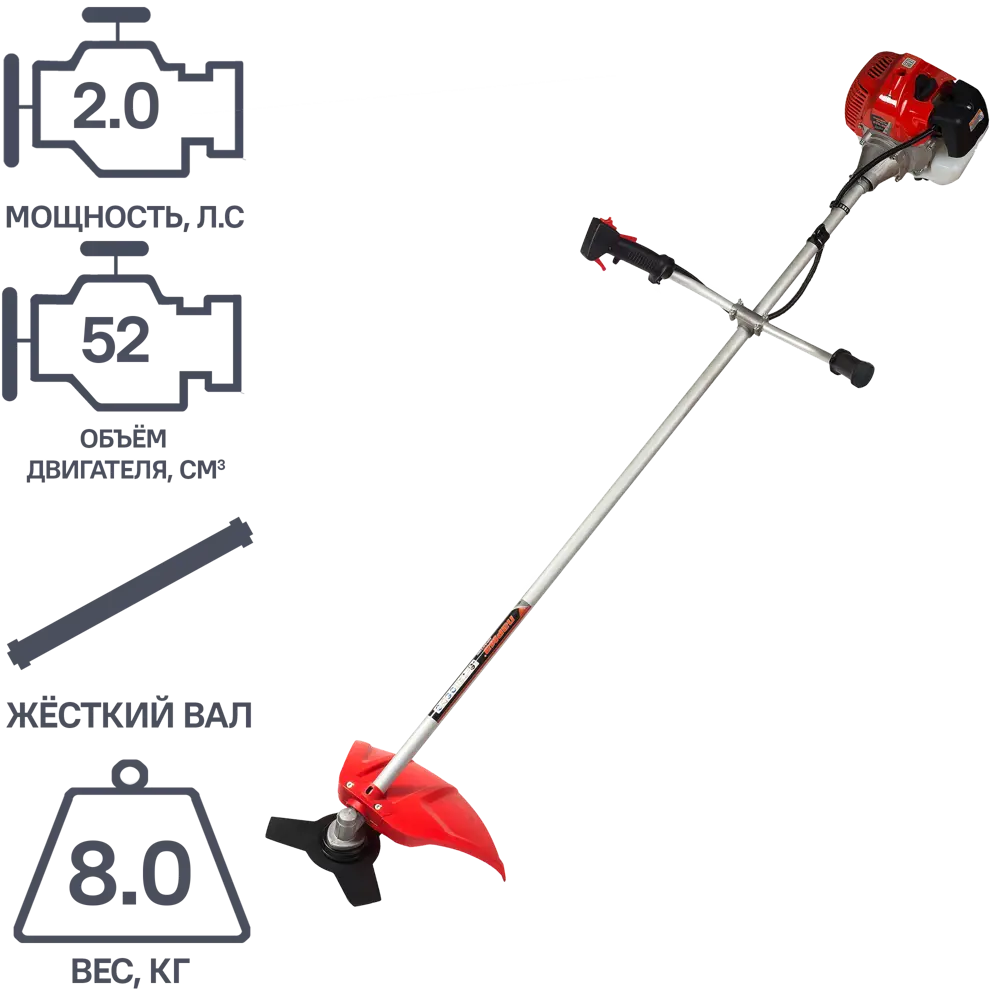 Мотокоса бензиновая Парма Практик БТК-052 2 л.с STLM-2024952 - Вид №1