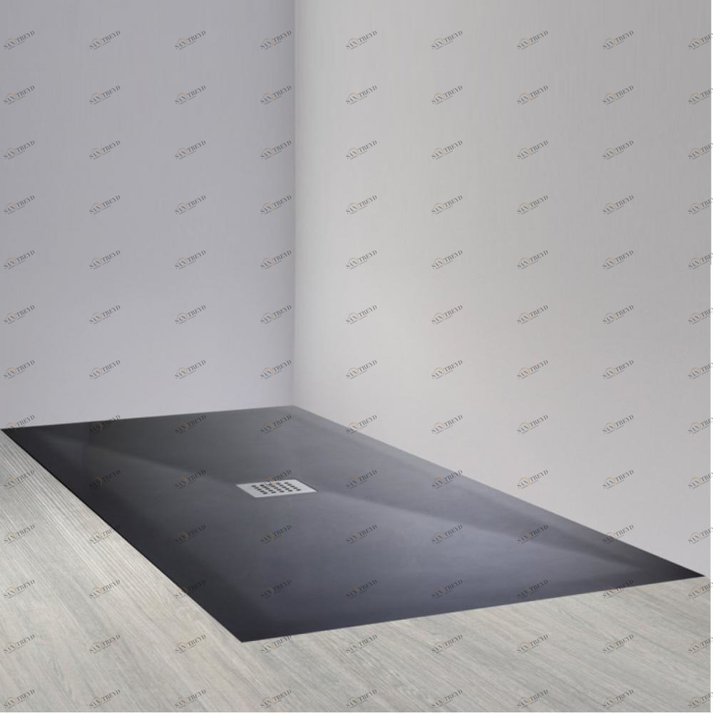 Поддон душевой Filo Black 100x70 steel Karolitalia BBBLACK100X70STEEL