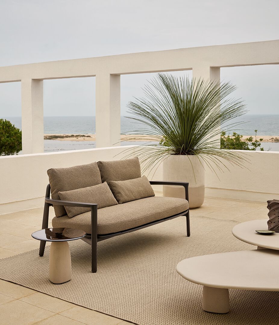 2-местный тканевый садовый диван Poliform Магнолия ARCH-00034295 - Вид №1