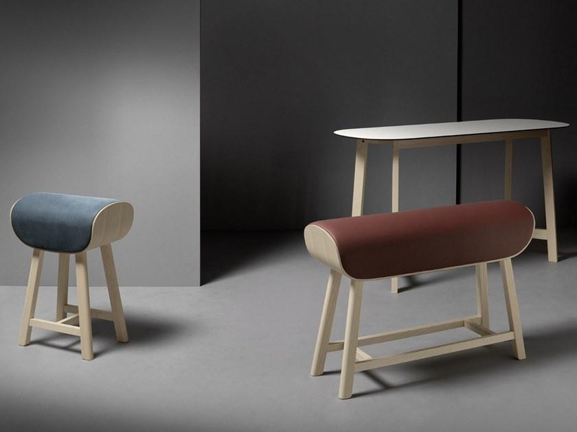 Very Wood Табурет высокий, обитый тканью, с подставкой для ног Rodeo sun-id-1437257 - Вид №2