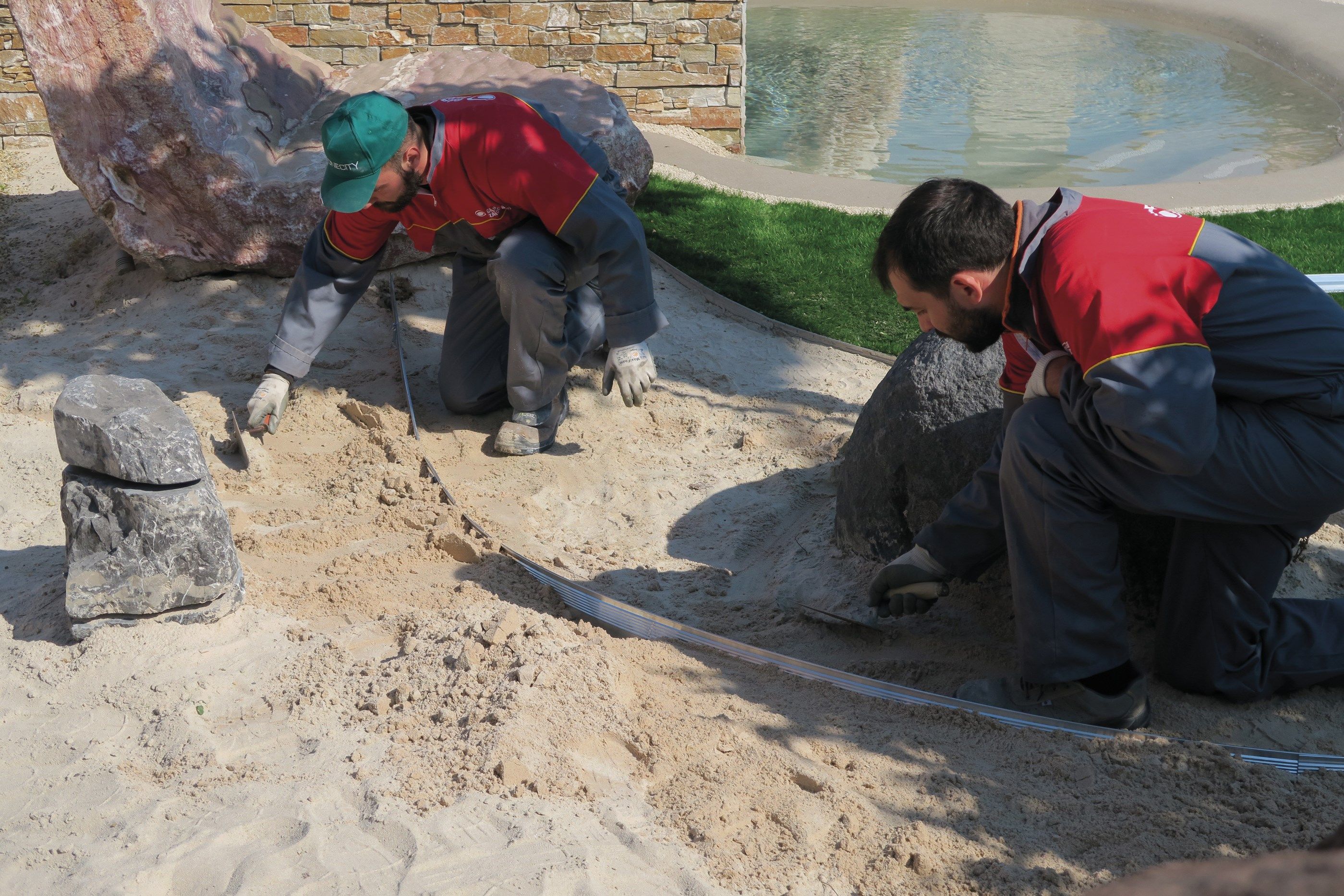 Окантовка для алюминиевых клумб GRANULATI ZANDOBBIO бордюр ARCH-00069927 - Вид №17