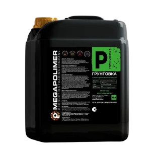 Грунтовка для сухих и влажных помещений Megapolimer Prime Optima белая 10 л
