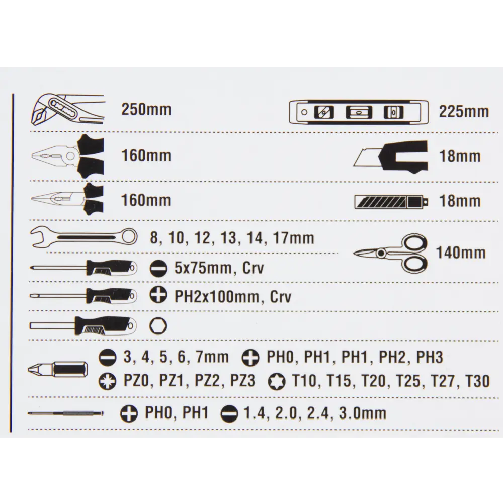 Набор инструментов, 46 шт Santreyd STLM-2059368 - Вид №2