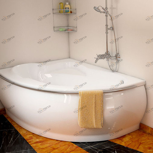 Угловая ванна Esse Flores 168