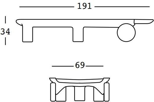 Plust Откидной полиэтиленовый садовый лежак на колесиках Atene sun-id-1360896 - Вид №4