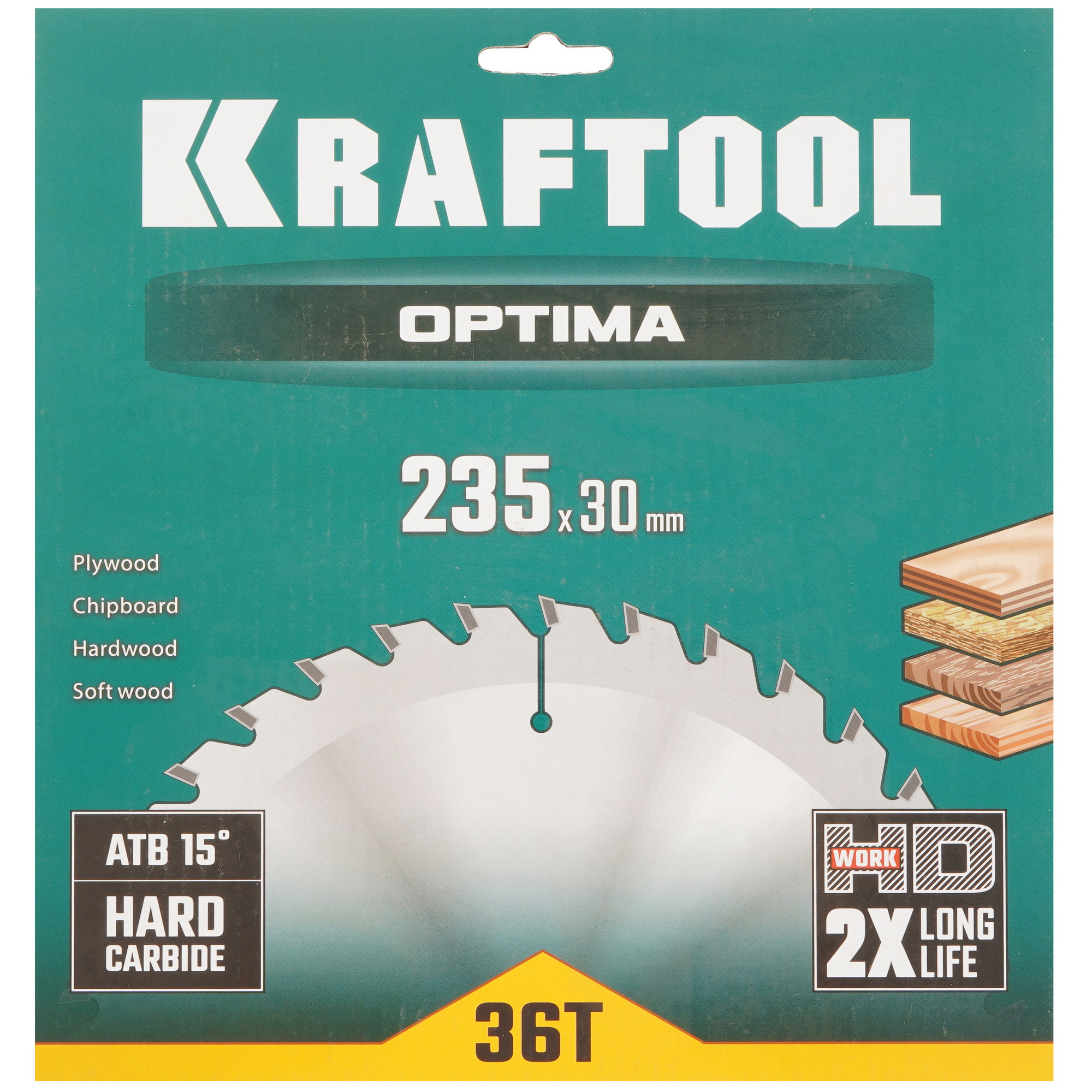 Диск пильный KRAFTOOL 36951-235-30 9107895 STDN-0071108 - Вид №3