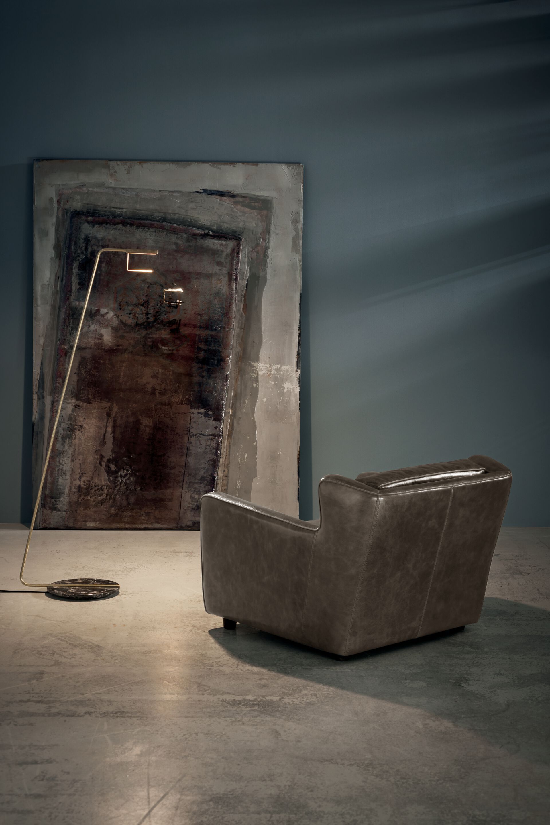 Кожаное кресло с подлокотниками Baxter Bergère Longe ARCH-00076526 - Вид №2