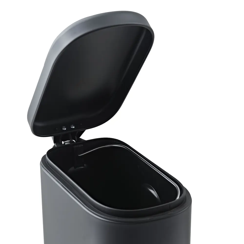 Контейнер для мусора Sensea Remix Slim 5 л цвет чёрный STLM-2076312 - Вид №1