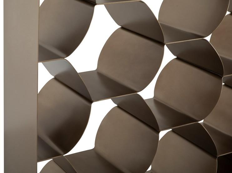 Tonin Casa Открытый стальной книжный шкаф Honey sun-id-1402789 - Вид №2