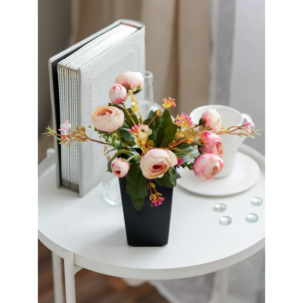 89356240 Искусственное растение в горшке камелия h30 см цвет розовый STLM-0949621 Santreyd  - Вид №7